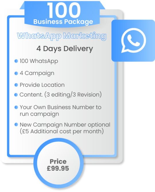 Whatsapp Marketing Business Package